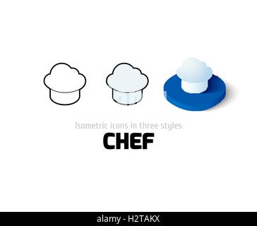 Icône Chef de styles Illustration de Vecteur