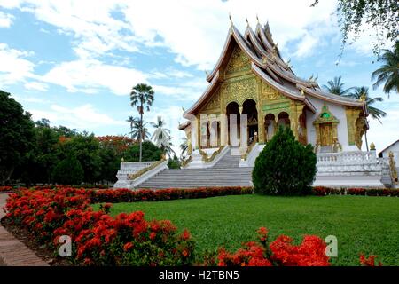 Temple à Luang Prabang - Laos Banque D'Images