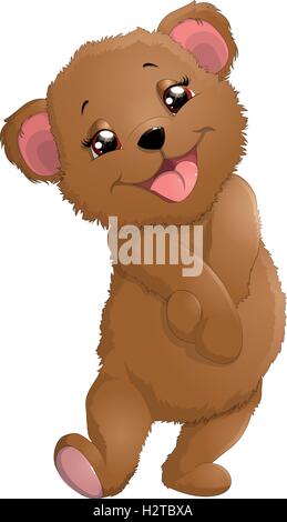 Garder à l'beau poser Illustration de Vecteur