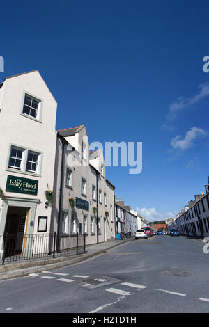 Île d'Islay, en Écosse. Port Ellen's Islay Hotel, situé sur la jonction de Frederick Crescent et Charlotte Street. Banque D'Images