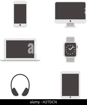 Icônes d'ordinateur. Vector Illustration de Vecteur