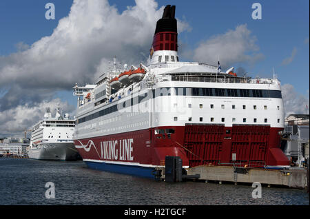 Cruiser dans le sud-port, Helsinki, Finlande Banque D'Images