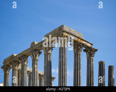 Ruines Romaines d'Evora Banque D'Images