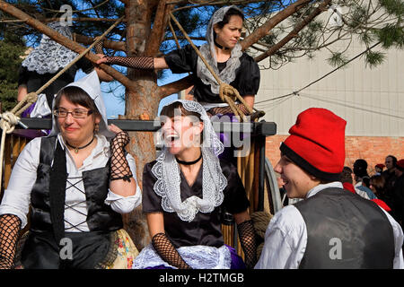 Festival de pin, Centelles, province de Barcelone, Catalogne, Espagne Banque D'Images