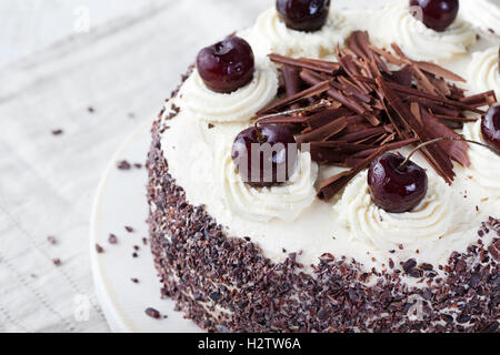 Gâteau Forêt-Noire, Schwarzwald pie Banque D'Images