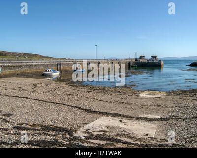 Scalasaig Harbour, l'île de Colonsay, Ecosse, Royaume-Uni. Banque D'Images