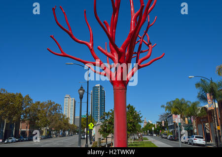 Parque de Los Pobladores, San Jose CA Banque D'Images