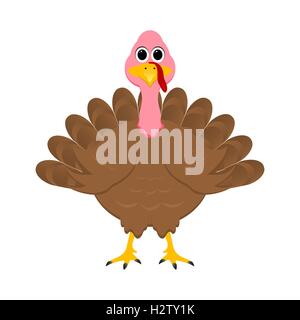 Maison de dinde le jour de Thanksgiving Illustration de Vecteur