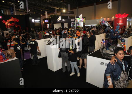 Jakarta, Indonésie. 06Th Oct, 2016. Foule en Indonésie Comic Con à certains spectacles de la culture pop. © Gusti Aldi/Pacific Press/Alamy Live News Banque D'Images