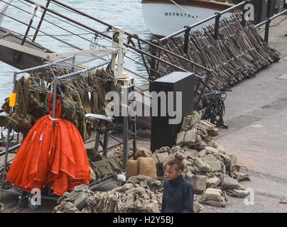 Christopher Nolan continue de filmer le film "unkirk» à Weymouth Harbour comprend : Atmosphère Où : Weymouth, Royaume-Uni 28 Juillet 2016 Quand : Banque D'Images