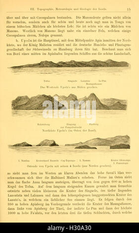 Über den Bau der Korallenriffe und die den samoanischen Planktonvertheilung un Küsten (page 15) BHL83 Banque D'Images