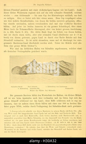 Über den Bau der Korallenriffe und die den samoanischen Planktonvertheilung un Küsten (page 46) BHL83 Banque D'Images