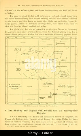 Über den Bau der Korallenriffe und die den samoanischen Planktonvertheilung un Küsten (page 97) BHL83 Banque D'Images