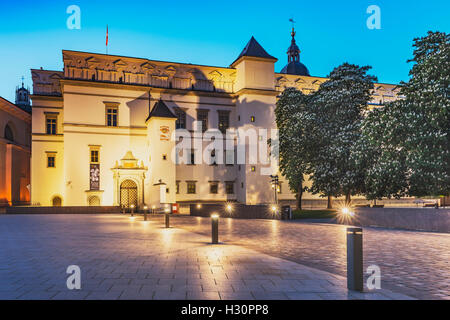 Le palais des Grands Ducs de Lituanie est situé dans la vieille ville de Vilnius, Lituanie, Pays Baltes, Europe Banque D'Images