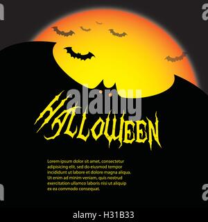 Toile d'Halloween Illustration de Vecteur