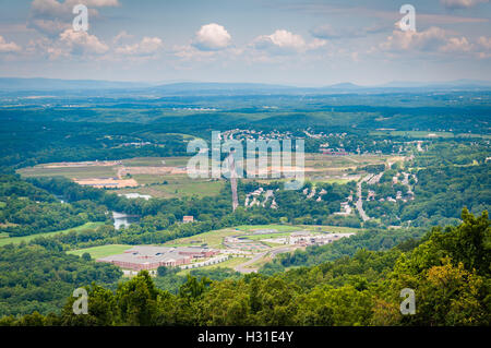 Vue de Front Royal de Skyline Drive, dans le Parc National Shenandoah, en Virginie. Banque D'Images