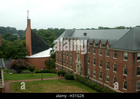 Lynchburg, Virginie, États-Unis. Vue sur le campus de Randolph College. Banque D'Images