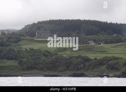 Glengorm Château Isle of Mull Ecosse Juillet 2013 Banque D'Images