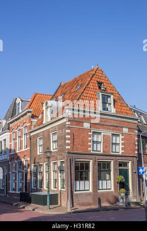 Maison historique dans le centre de Hoorn, Pays-Bas Banque D'Images