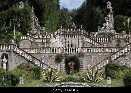 Italie Collodi en Toscane. Sept 2016 villa Garzoni et jardins à Collodi en Toscane, Italie Banque D'Images