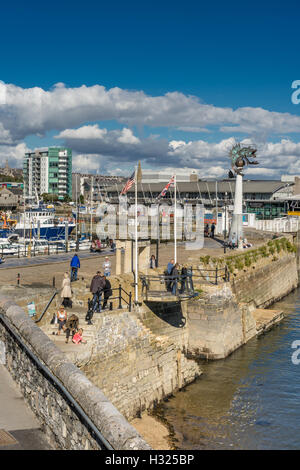 Le Mayflower Steps Banque D'Images