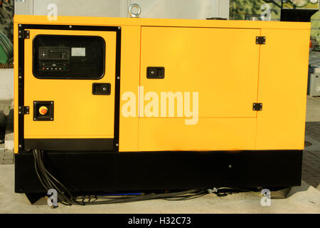 Eenerator Diesel auxiliaire pour l'énergie électrique de secours Banque D'Images