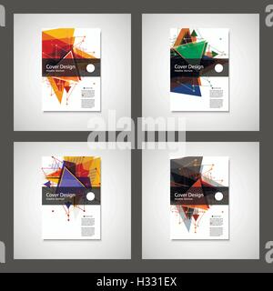 Brochure design Triangle abstrait. Vector illustration moderne Illustration de Vecteur