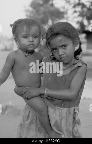 Enfants en Inde brian mcguire Banque D'Images