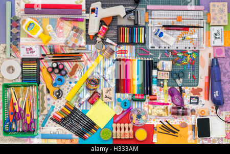 L'art et l'élaboration de modèle de matériaux Banque D'Images