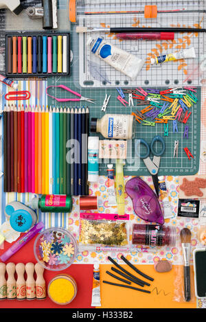 L'art et l'élaboration de modèle de matériaux Banque D'Images