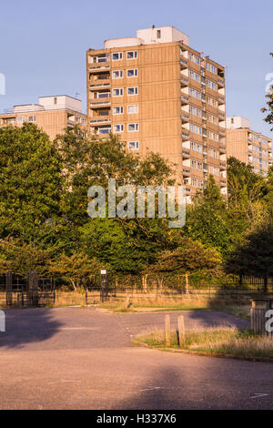 The Alton Estate à Roehampton, dans le sud-ouest de Londres, à côté de Richmond Park, Londres, Angleterre, Royaume-Uni Banque D'Images