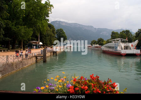 Lac d'Annecy, Haute-Savoie (74) Banque D'Images