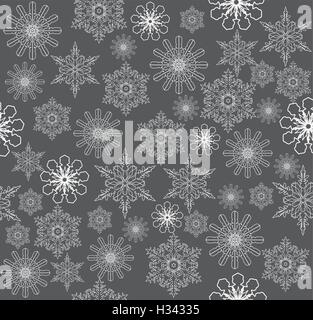 Vector illustration de flocons blanc transparent background Illustration de Vecteur