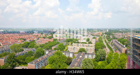 Vue sur ville néerlandaise de Beverwijk, Pays-Bas Banque D'Images