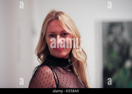 National Portrait Gallery, Londres, Grande-Bretagne, 5 Oct 2016. Diana Widmaier-Picasso (petite-fille de Picasso). Portraits de Picasso à la National Portrait Gallery se concentre sur ses portraits de personnes qu'il connaissait. Credit : Dinendra Haria/Alamy Live News Banque D'Images