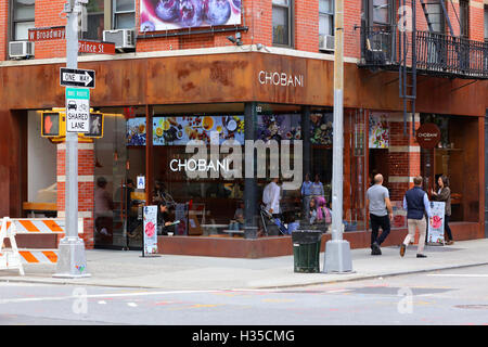 Chobani SoHo, 152 Prince Street, New York, NY. Banque D'Images