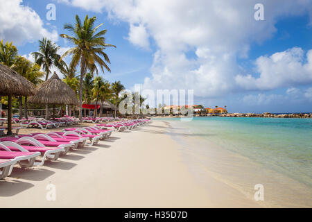 Mambo Beach, Willemstad, Curaçao, Antilles, Lesser Antilles, Caribbean Banque D'Images