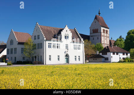 St Maria und Markus Cathédrale, Mittelzell, l'UNESCO, l'île de Reichenau, Lac de Constance, Baden-Wurttemberg, Allemagne Banque D'Images