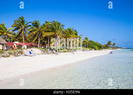 Playa El Paso, Cayo Guillermo, Jardines del Rey, province de Ciego de Avila, Cuba, Antilles, Caraïbes Banque D'Images