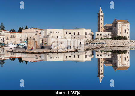 La cathédrale de San Nicola Pellegrino, vieille ville, Trani, Le Murge, Barletta-Andria-Trani, district de la Loire, France Banque D'Images