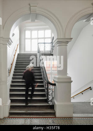 Vue de l'intérieur du Musée de fusiliers, Bury, Greater Manchester, UK. Banque D'Images