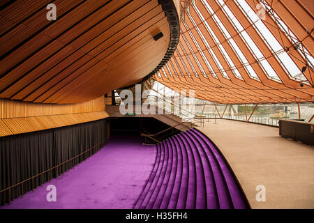 Vue de l'intérieur de l'Opéra de Sydney, Australie. Banque D'Images