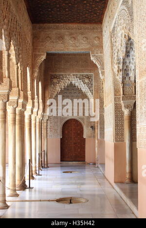 Décorations dans la Royal Alcazar de Séville, Espagne Banque D'Images