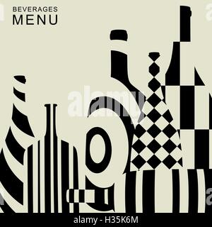 Menu boissons Illustration de Vecteur