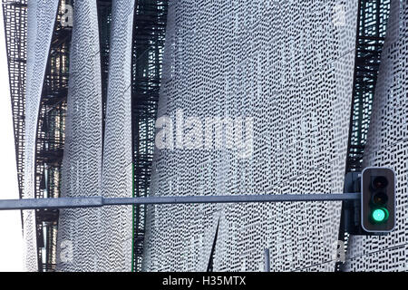 Détail de la façade du bâtiment, FEIT University of Technology, Sydney, Australie. Banque D'Images