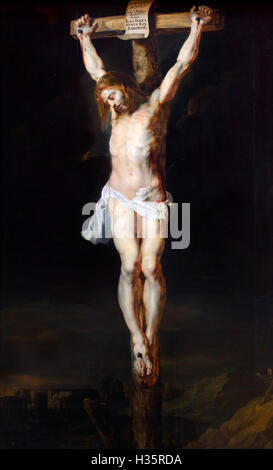 Christ sur la Croix par Peter Paul Rubens (1577-1640). Huile sur toile, c.1615/6. Peinture de Jésus crucifixion. Banque D'Images