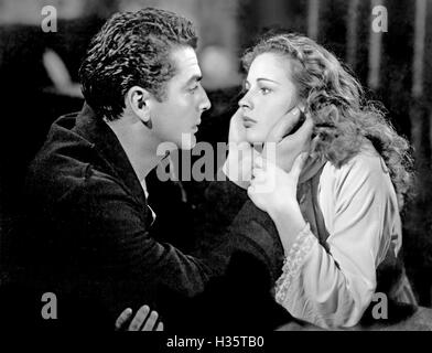 KISS OF DEATH 1947 20th Century Fox Film avec Coleen Gray et Victor Mature Banque D'Images