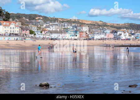 Lyme Regis, sur la côte jurassique, Dorset, England, UK Banque D'Images