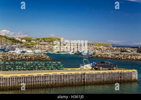 Le village et le littoral à Port de Grave (Terre-Neuve et Labrador, Canada. Banque D'Images