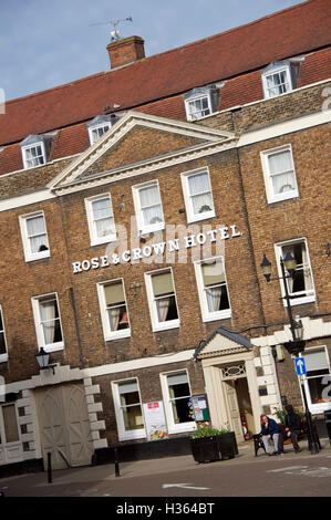 Le Rose & Crown Hotel, Wisbech, España Banque D'Images